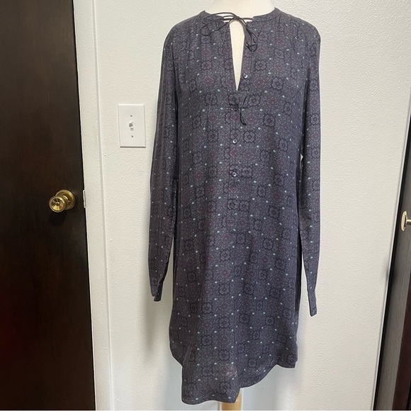 Zadig & Voltaire Purple Gray Mosaic Lightweight Shift Dress Women’s Size Medium - Picture 1 of 9